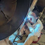 半自動溶接の箇所