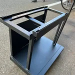 溶接機台車を新しく制作したもの